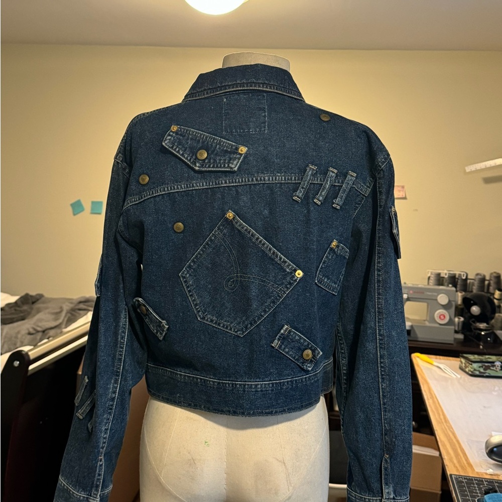 90s Moschino, denim jacket - Picture 2 of 4